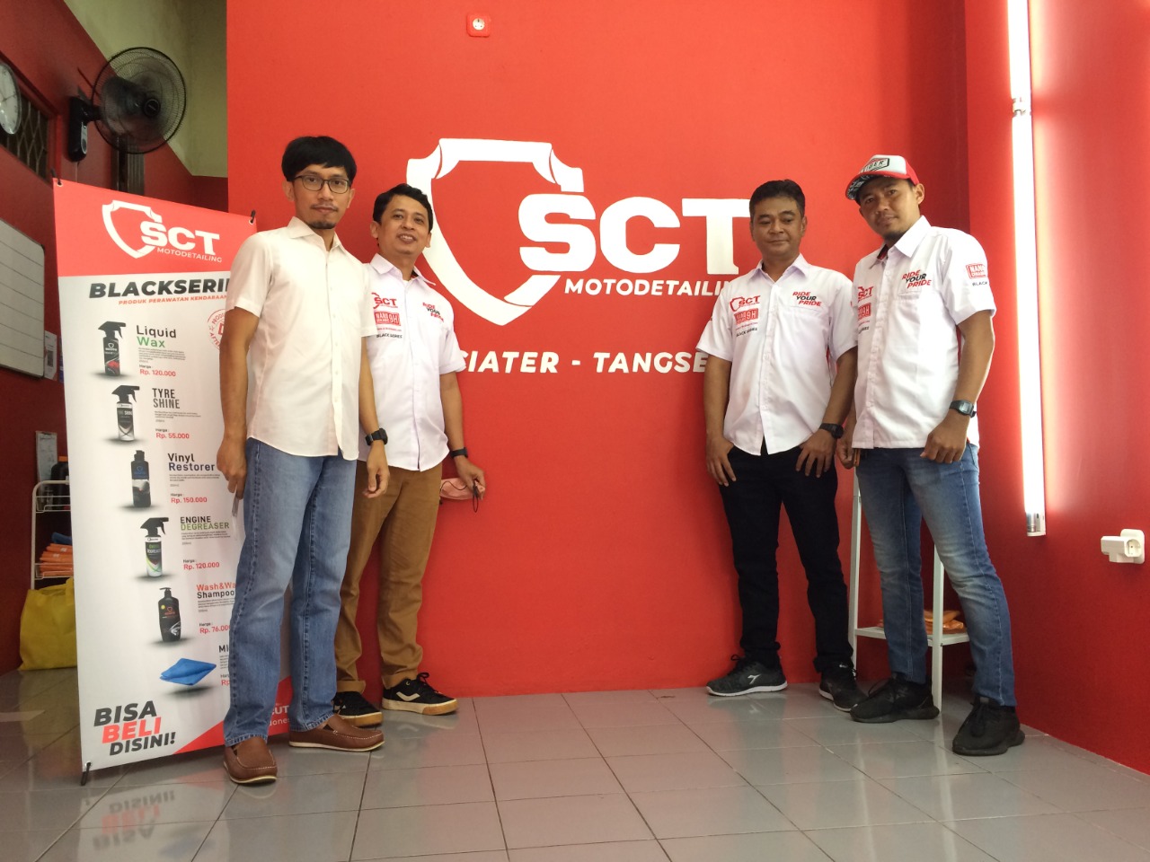 SCT Motodetailing Resmikan SCT Ciater Tangerang Selatan Lampaui Target 